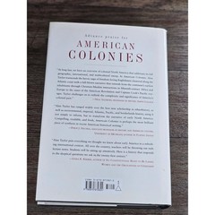 American Colonies Alan Taylor 2001 Hardcover Colonial History