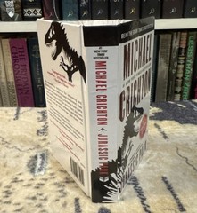Jurassic Park by Michael Crichton (Hardcover) Mini Library-Bound, Ballantine VG+