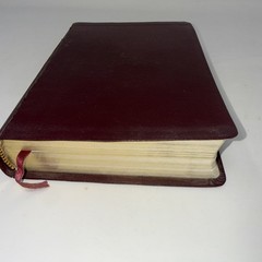 HOLY BIBLE NKJV Giant Print Reference Concordance 334BG 1992 Leather Maroon