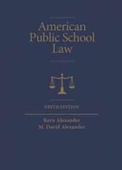 American Public School Law – Hardcover, by Alexander Kern; Alexander – Very Good
