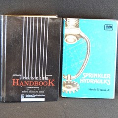 Sprinkler Hydraulics/Harold S Wass 1983 & NFPA 13 Handbook 1989 Hardback Books