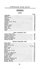 1915 The Suffrage Cook Book 244 Pages