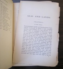 Antique 1891 1st Edition SEAS & LANDS by Sir Edwin Arnold BEAUTIFUL PHOTOS!