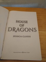 House Of Dragons By Jessica Cluess 1st Edition/1st Printing 2020 HC/DJ Book