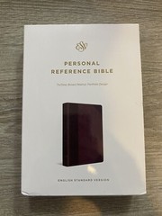 ESV Personal Reference Bible English Standard TruTone Brown/Walnut New Open Box