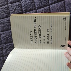 Here’s Another Book, My Friend – Edited Robert Allan (1971) – Used Book 61-pages