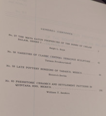 10 Vols Contributions 2 American Anthropology & History; CARNEGIE Institution Wa