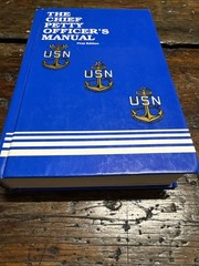 Chief Petty Officer’s Manual by Douglas L. Drewry (Hardcover) 1st Edition