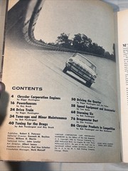 1962 Chrysler Performance Handbook. 96 pages-By Hot Rod Magazine. Dodge Plymouth