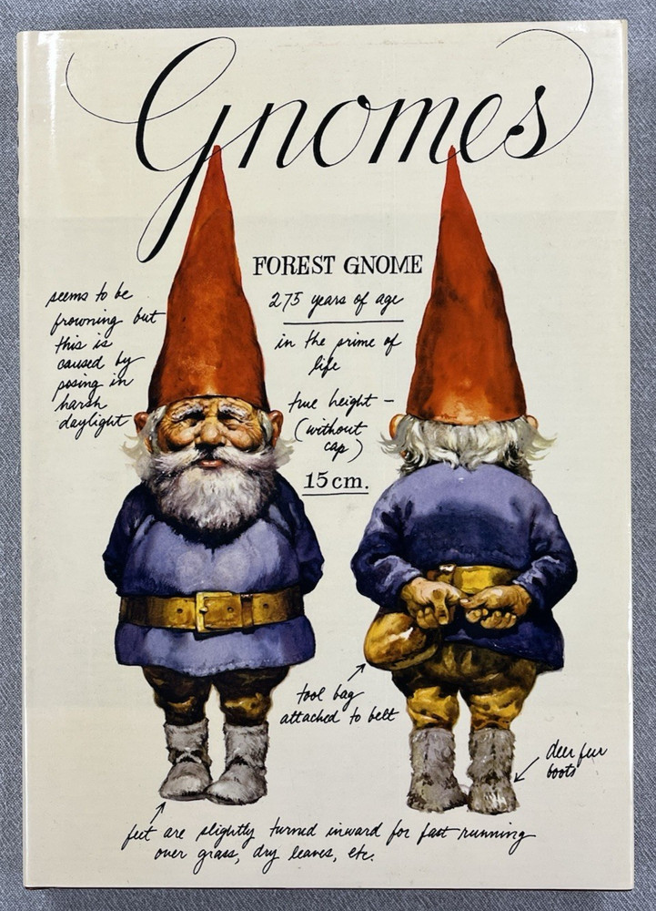 GNOMES by Huygen & Poortvliet 1977 Abrams 100s of color Illus 1st Ed HC/DJ VG+