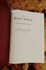 Douay-Rheims Bible Standard Size Black Flex Cover Baronius Press Challoner