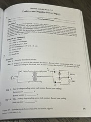 Study Guide with Laboratory Activities – Electricity & Electronic Workbook