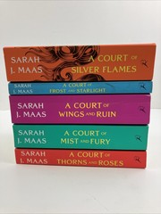 A Court of Thorns and Roses Complete Series by Sarah J. Maas, 5 Books, paperback