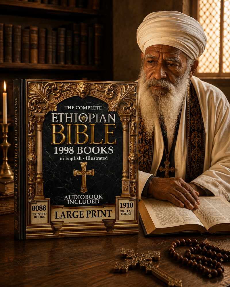 THE COMPLETE ETHIOPIAN BIBLE In English – LARGE PRINT Old and New Testament,book