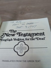 New Testament : English Version for the Deaf Baker Book House (Paperback)