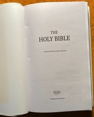 Holy Bible Old & New Testament Holman Bible Co. King James Translation White NEW