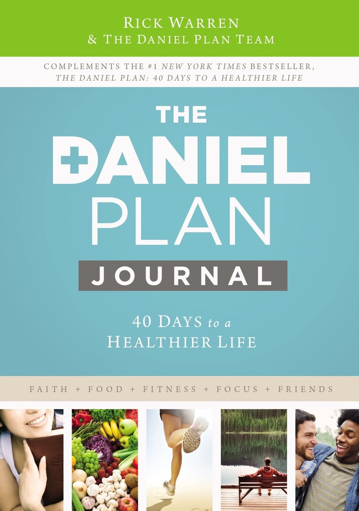 The Daniel Plan Journal: 40 Days to a Healthier Life – hardcover Warren, Ric…