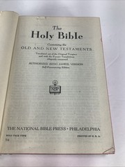 Vintage~NBP~Holy Bible King James Version Self-Pronouncing~Hardcover