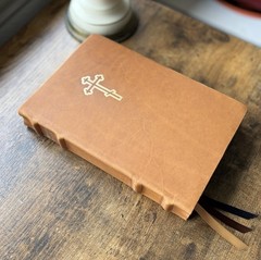 Orthodox Study Bible Genuine Leather Bound Custom Edition Ribbon Markers