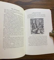 Autobiography of Benjamin Franklin 1951 from Manuscripts HC SC Sandglass Heritag