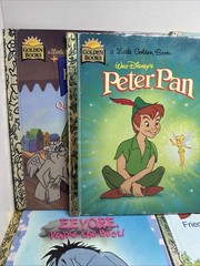 Little Golden Books Lot Of 13 Disney 1970-1990s