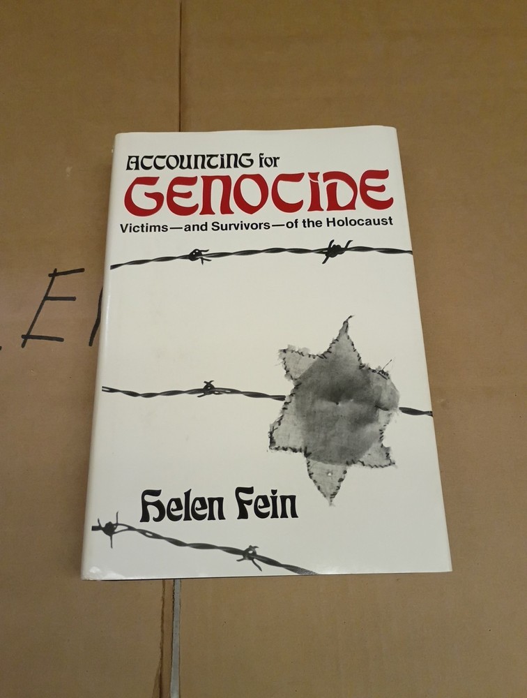 Accounting for Genocide… by Helen Fein 1979 Free Press HC w/ DJ