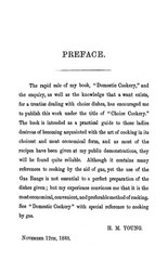 1888 Choice Cookery Vintage Cook Book 144 Pages
