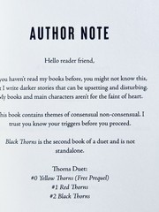 Black Thorns (Thorns Duet Book #2) by Rina Kent 2021 Model Hardback .. OOP