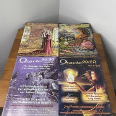 ORACLE 20/20 MAGAZINE LOT OF 8 2000s Metaphysics, Astrology, Witchcraft