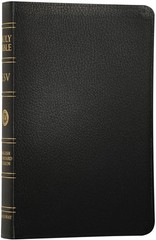 ESV Classic Reference Bible, Premium Bonded Leather, Black, Red Letter Text