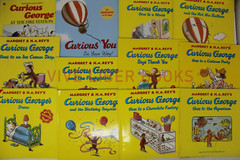 Lot of 10 Curious George Books Children Kids PB/HC – H.A. Rey- Random/Unsorted