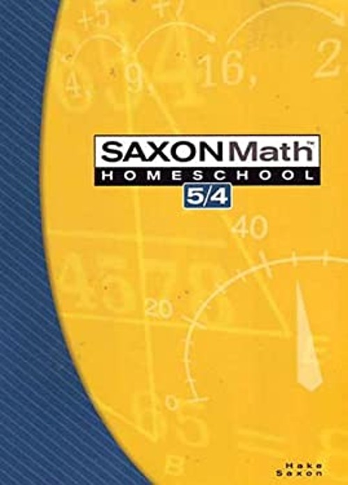 Saxon Math 5/4 Homeschool Paperback Stephen, Saxon Publishers Sta