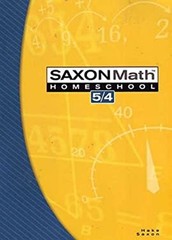 Saxon Math 5/4 Homeschool Paperback Stephen, Saxon Publishers Sta