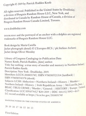 SAY NOTHING (Murder & Memory in N. Ireland) by PATRICK RADDEN KEEFE (1st Ed)