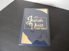 Jewish Voice Study Bible; NIV; Blue Leatherette Cover w. Gold Lettering