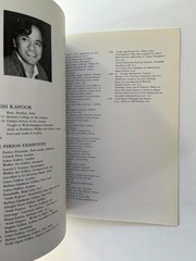 ANISH KAPOOR ~ Kohji Ogura Gallery 1989 exhibition catalog installation art