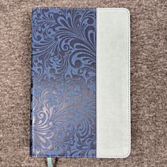 Christian Standard CSB Disciple’s Study Bible Navy/Mist LeatherTouch Holman HTF
