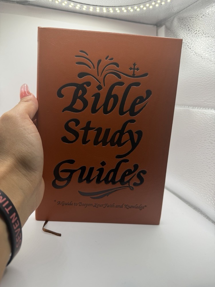 Bible Study Guides Hardcover Faux Leather Bound Study Guide Bible