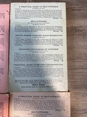 Vintage 1970’s Hypnosis/ Hypnotic Lot of 6 Books – Wilshire Book Co. -FACINATING