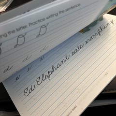 School Zone Cursive Writing Workbook: 32 Pages, 3rd Grade, 4th Grade, Practi…