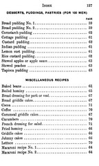 1920 U.S. Navy Cook Book 129 Pages
