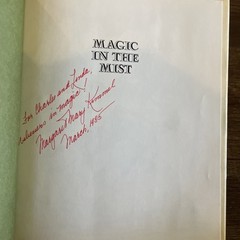 Magic in the Mist by Margaret Mary Kimmel Trina Schart Hyman 1984 HC Signed
