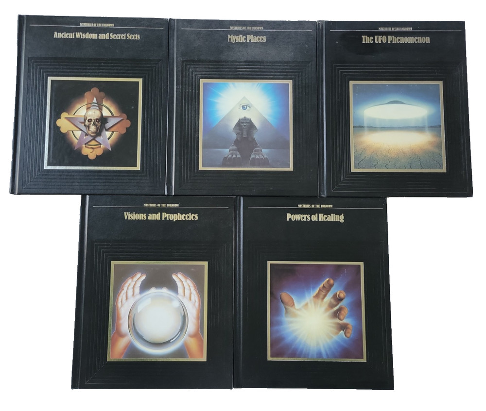 Lot of 5, Time Life Mysteries of the Unknown, Ancient Wisdom, Mystic Places UFO