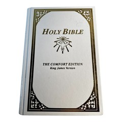 Holy Bible Comfort Edition King James Version White Hardcover KJV