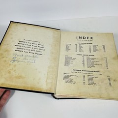 Motor’s Auto Repair Manual 20th Edition Third Printing 1957