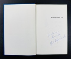 REPORT FROM PART ONE by Gwendolyn Brooks 1972 SIGNED First Edition & Printing HC