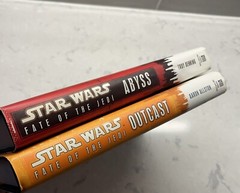 Star Wars Fate Of The Jedi Lot Of 4 Hardcover Books Omen Ascension Outcast Abyss