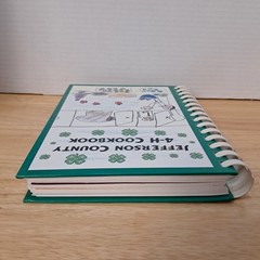 Jefferson County 4-H Cookbook 2001 Hardcover Spiral Cookbook Wisconsin 218 pages