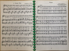 Songs of Alpha Chi Omega, 1952 paperback 11th Ed. Revised, 112 pages w/ 64 songs