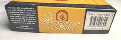 Reformation Study Bible NKJV 1995 Burgundy Genuine Leather Brand New In Box 2896